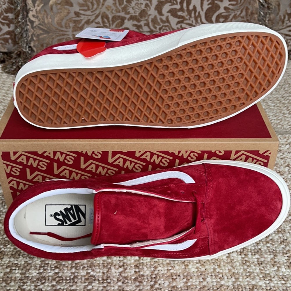 Vans Old Skool Pig Suede Chl Ppr/True White WMNS - Picture 6 of 16